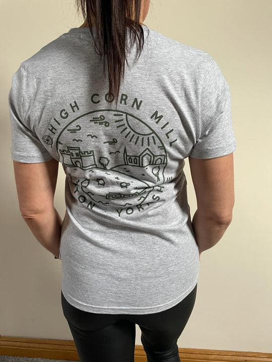 High Corn Mill Tee Grey