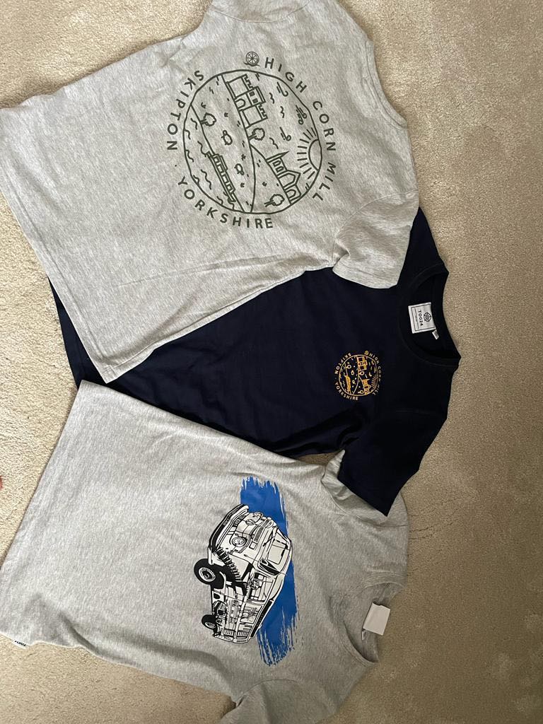 Camper Van Tee Grey/Blue