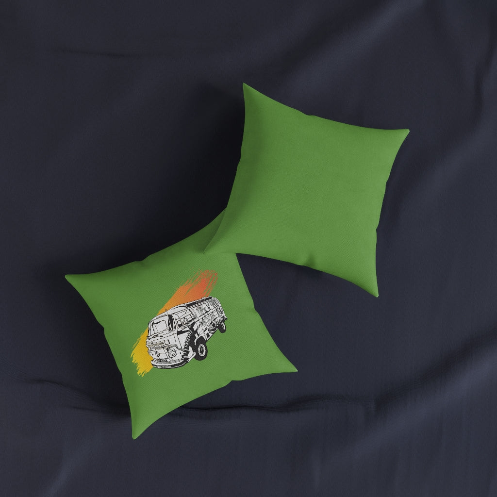 Square Pillow - White Back