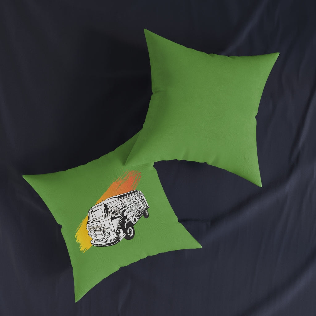 Square Pillow - White Back