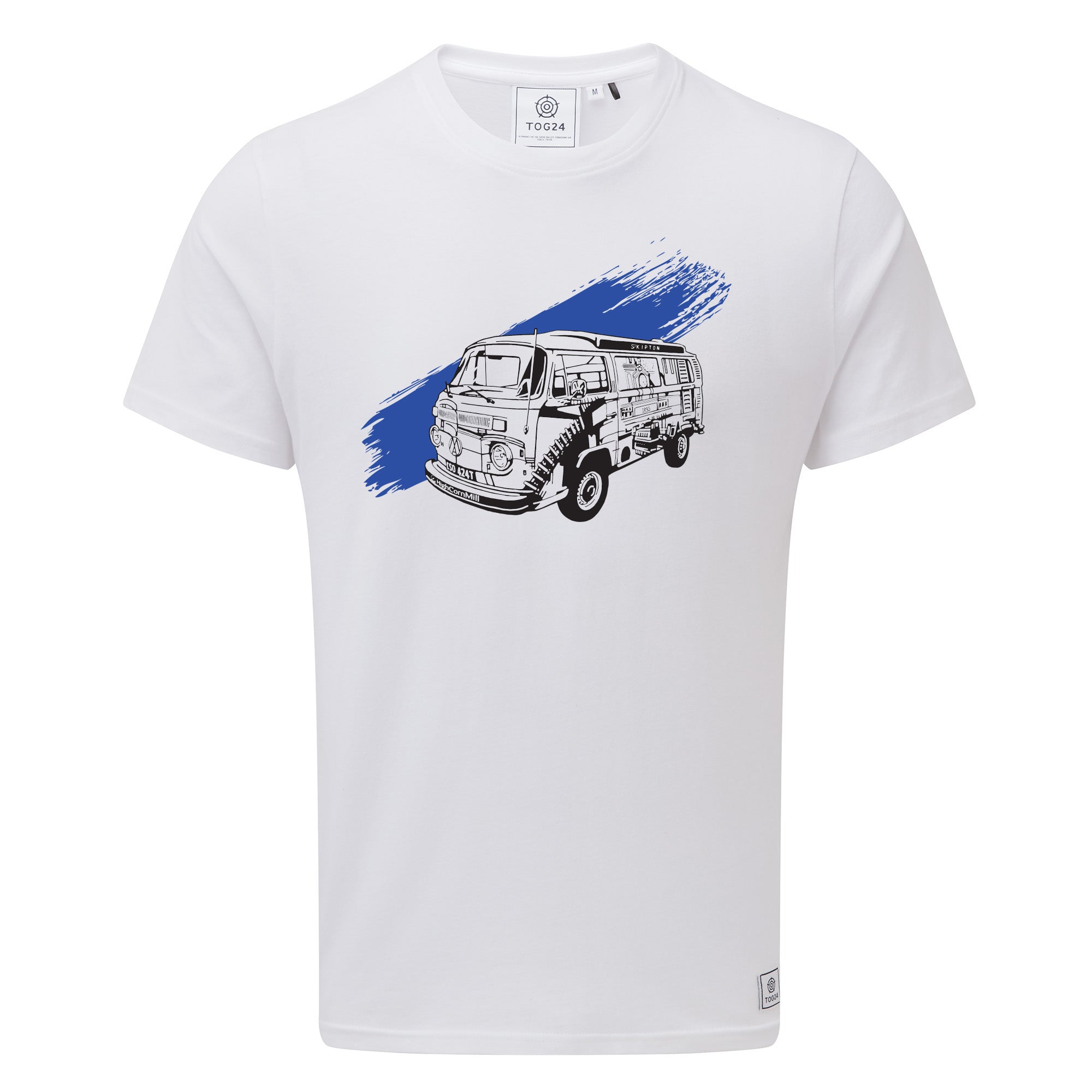 Camper Van Tee White/Blue