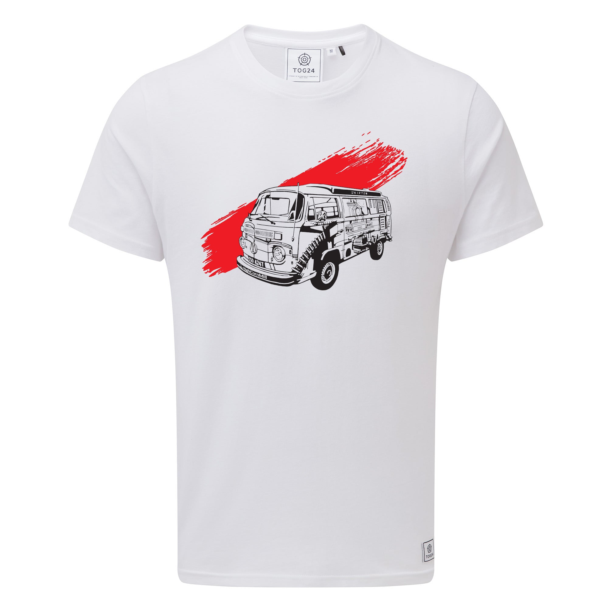 Camper Van Tee White/Red