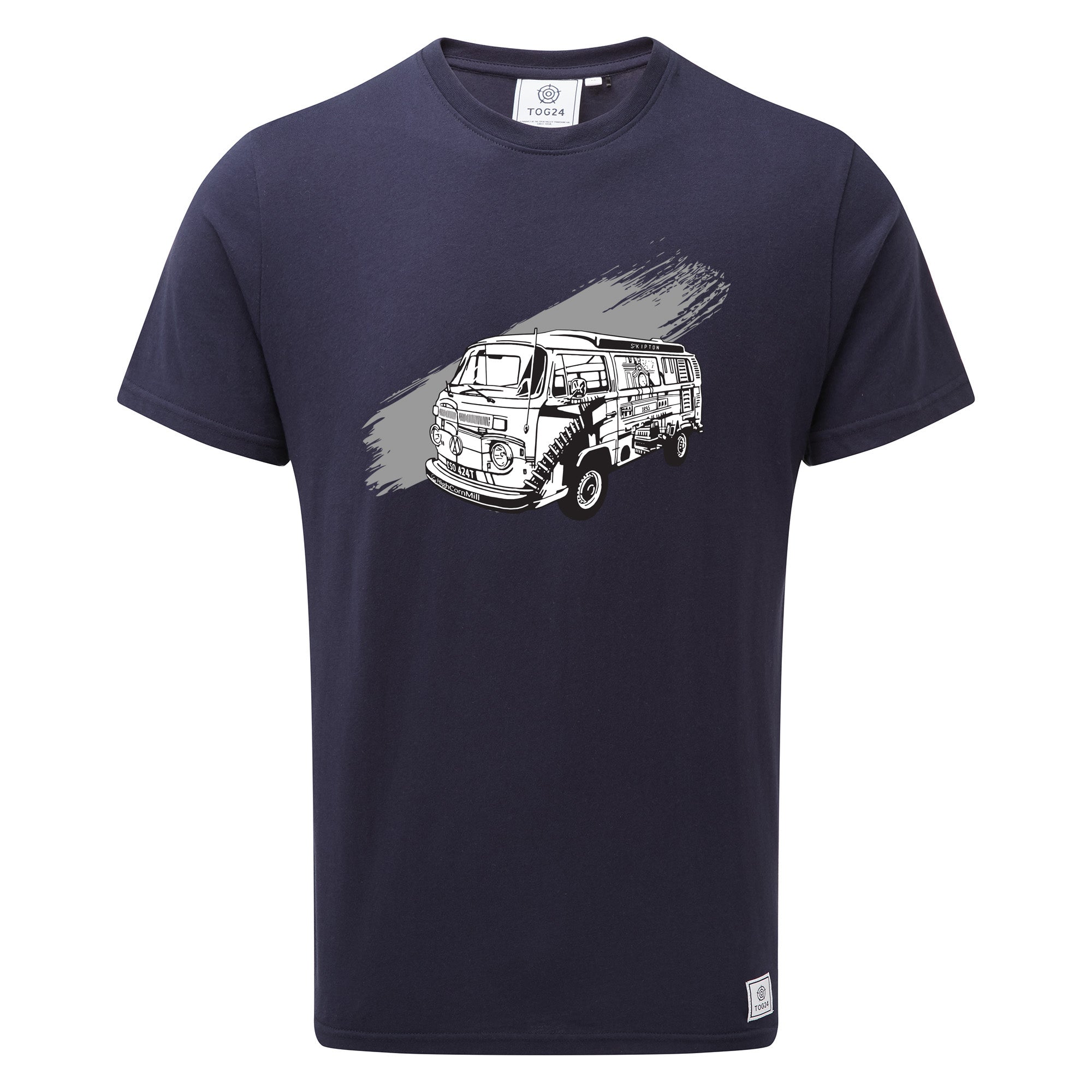 Camper Van Tee Navy/Grey